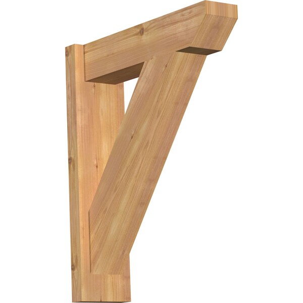 Ekena Millwork Traditional Slat Smooth Outlooker, Western Red Cedar, 5 1/2"W x 20"D x 24"H OUT06X20X24TRA06SWR - main
